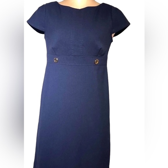Lilly Pulitzer White Label navy dress.  Size 0. Absolutely beautiful - Picture 12 of 12